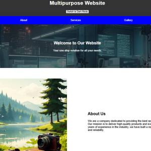 Multi Purpose HTML Website Template